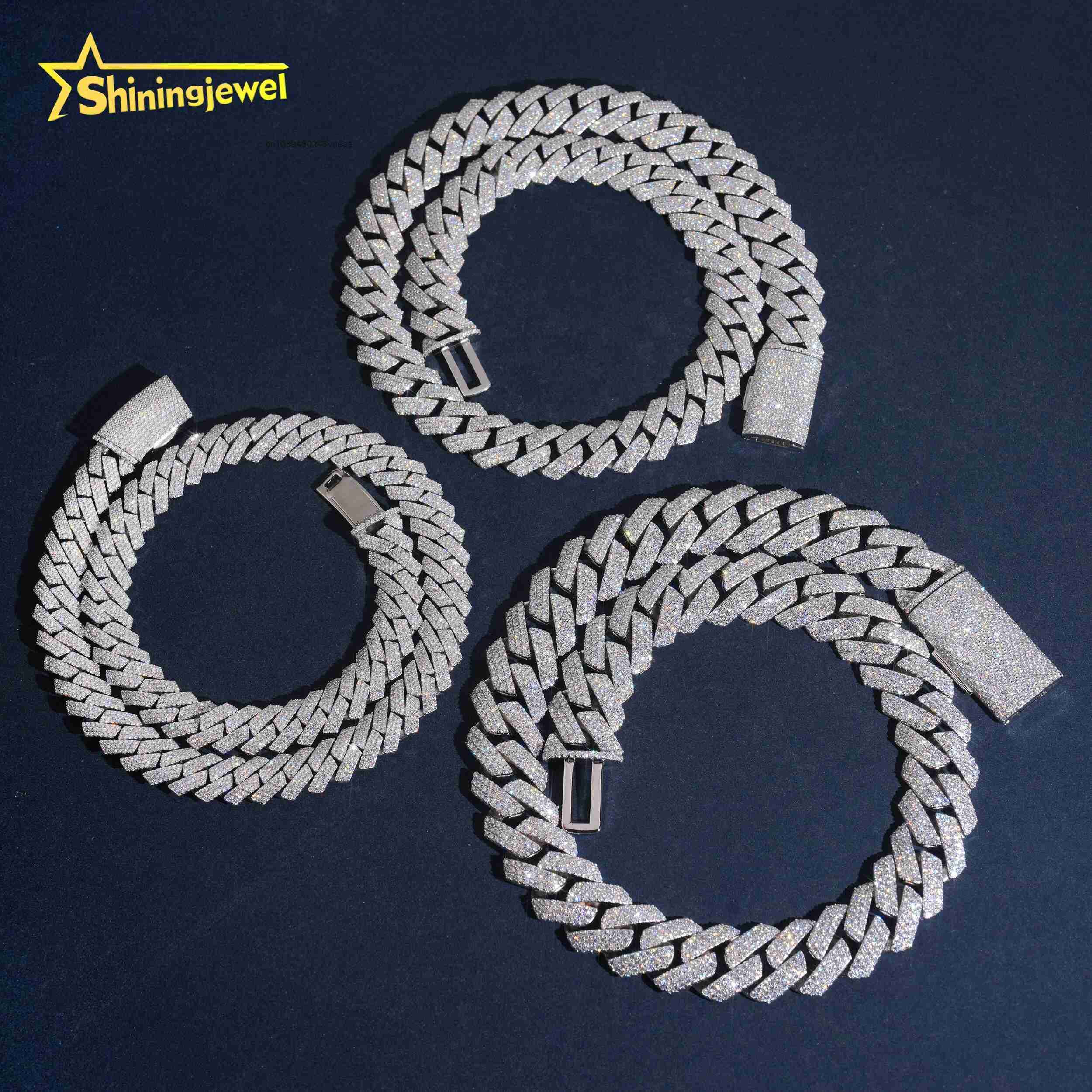 925 Sterling Silver Chain Necklace Men - 16mm 13mm 20mm Lage Prijs Stijlen
