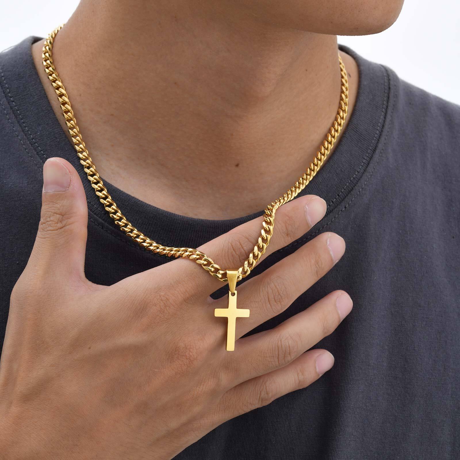 Cuban Link Chain 12Mm - Hoge kwaliteit kruisketting voor mannen jongens,