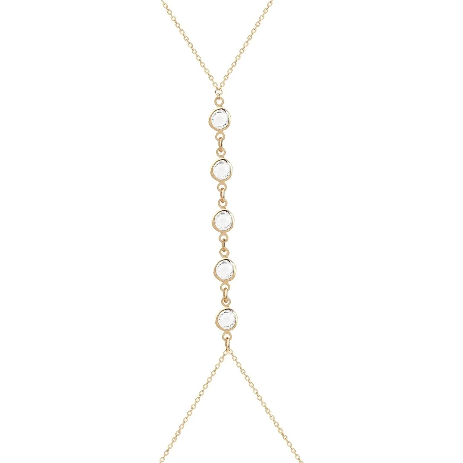 Body Jewelry - Zomer strand kristallen buik taille ketting,