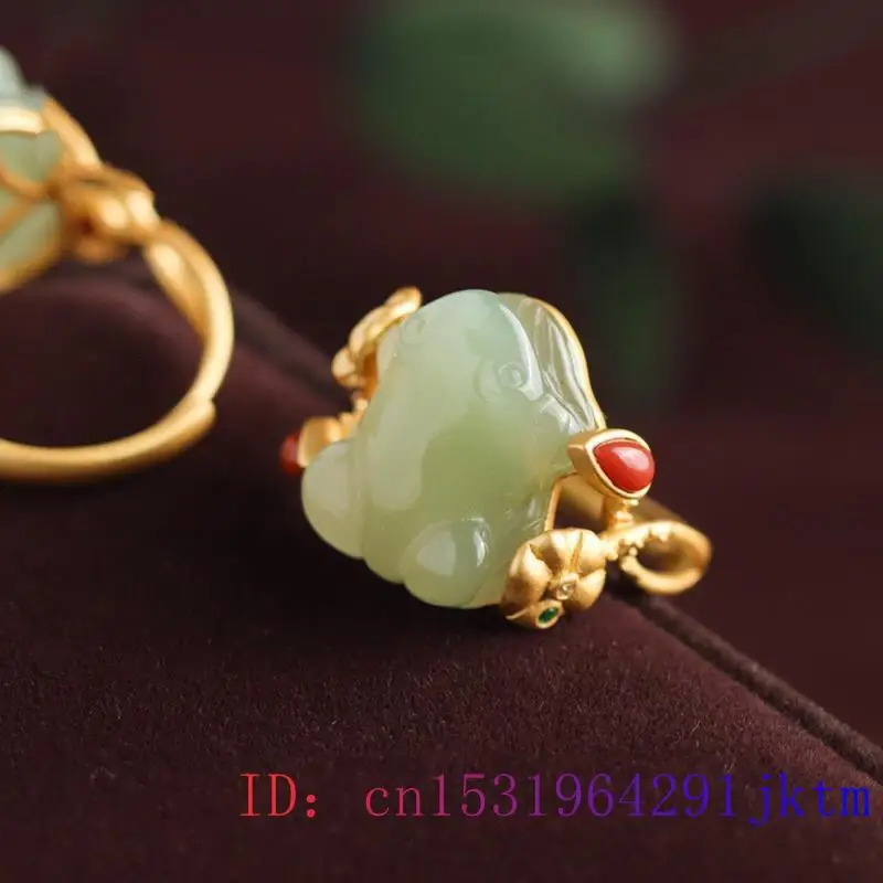 Groene Jade Kikker Ringen Char - Rings recensie en prijs