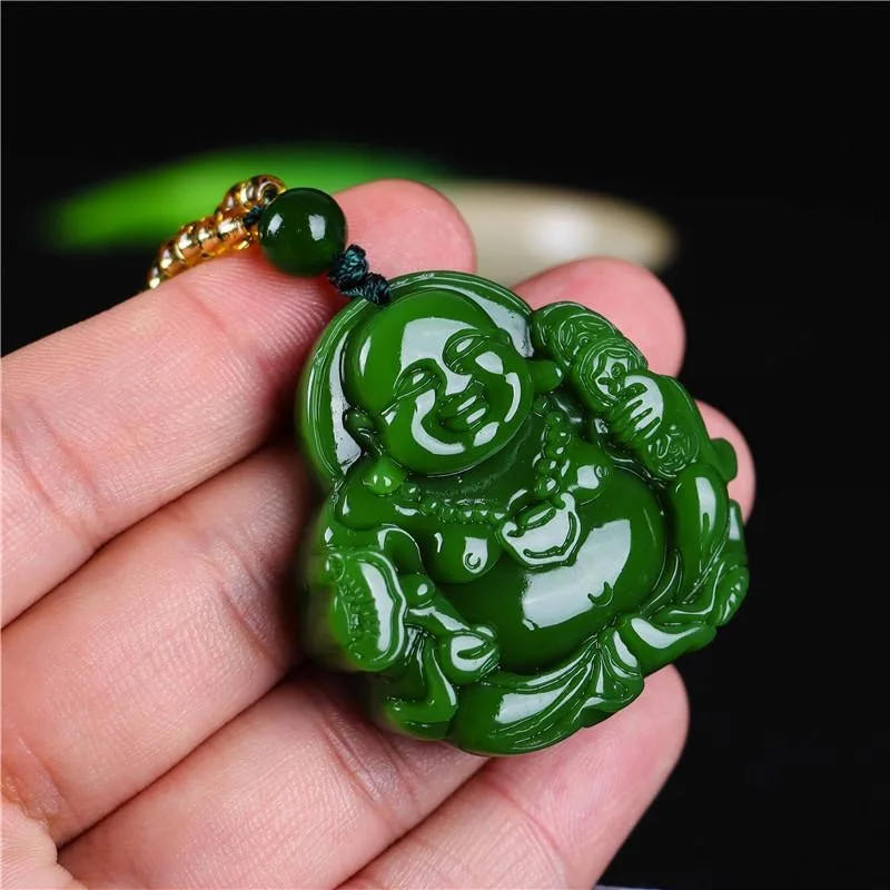 Chinese Groene Jade Maitreya B - Necklaces recensie en prijs
