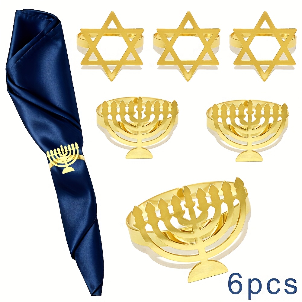 6 Stuks Chanoeka Menora Servet - Rings recensie en prijs