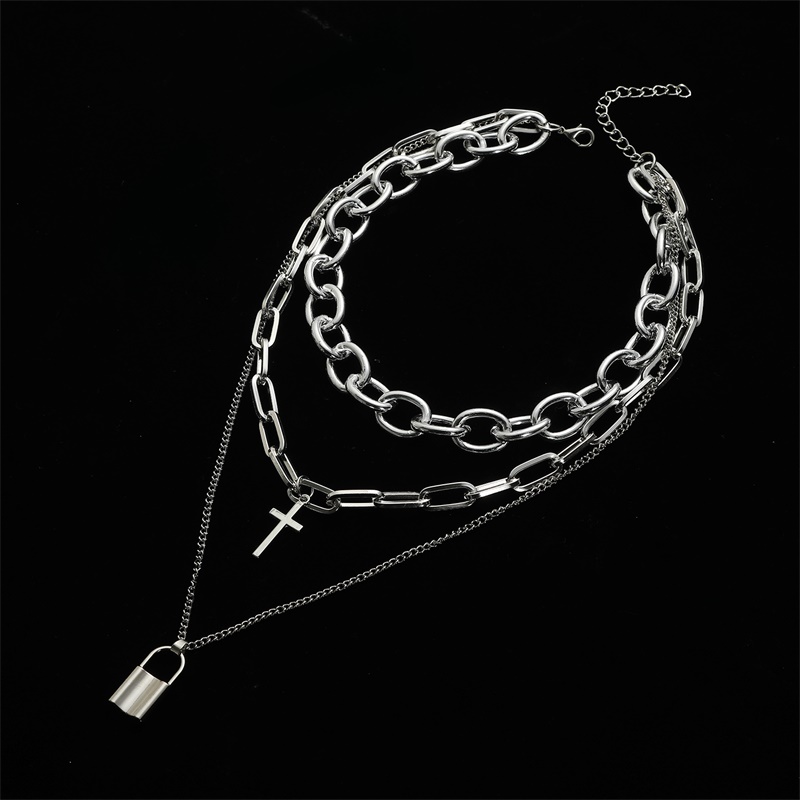 Fnqufuj Gelaagde Grunge Esthet - Layered Pendant Necklace Aesthetic recensie en prijs