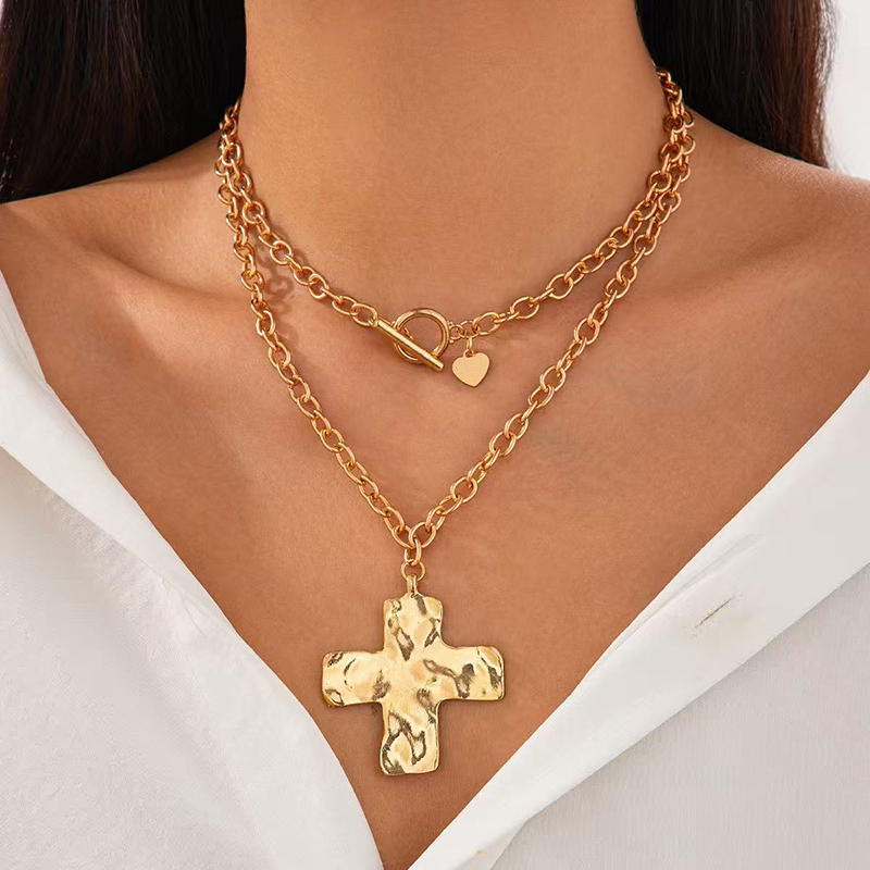 Hete aanbieding: Gouden gelaag - Cross Pendant Necklace Gold recensie en prijs