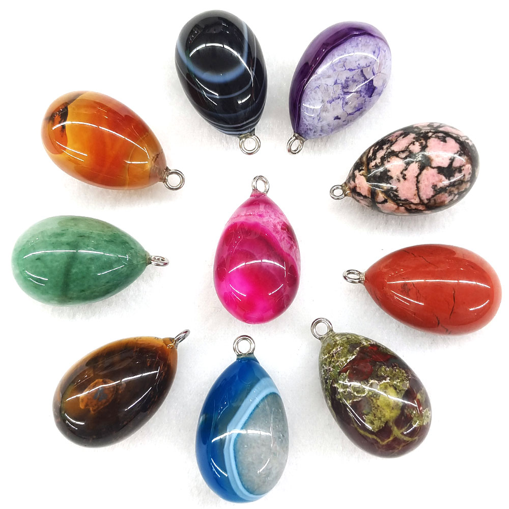 30x19mm Mini Ei-vormige Hanger - Crystal Pendant Necklace Natural Stone recensie en prijs
