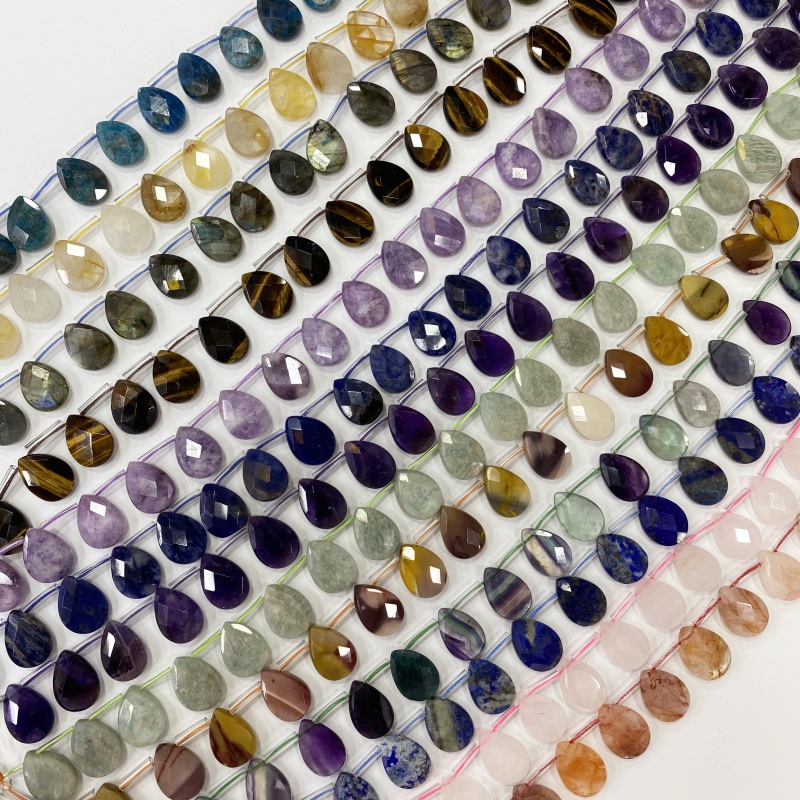 13x18mm Gefacet Teardrop Natuu - Crystal Pendant Necklace Natural Stone recensie en prijs
