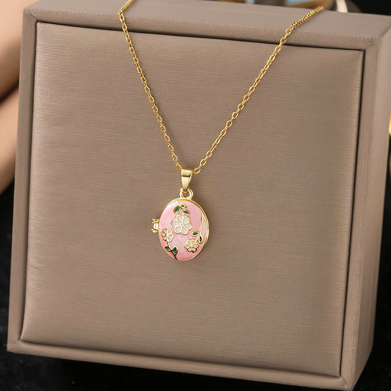 ANENJERY 316L roestvrijstalen  - Heart Locket Necklace Photo recensie en prijs