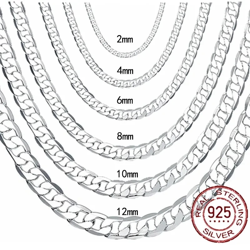 Heren 925 sterling zilveren ke - Cuban Link Chain 12Mm recensie en prijs