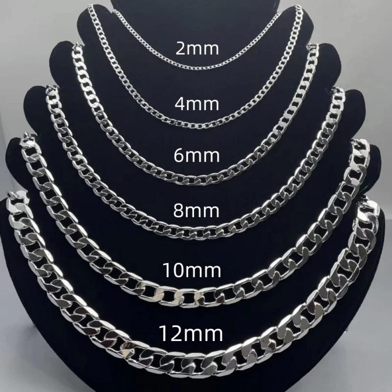 Heren 925 sterling zilveren ke - Cuban Link Chain 12Mm recensie en prijs