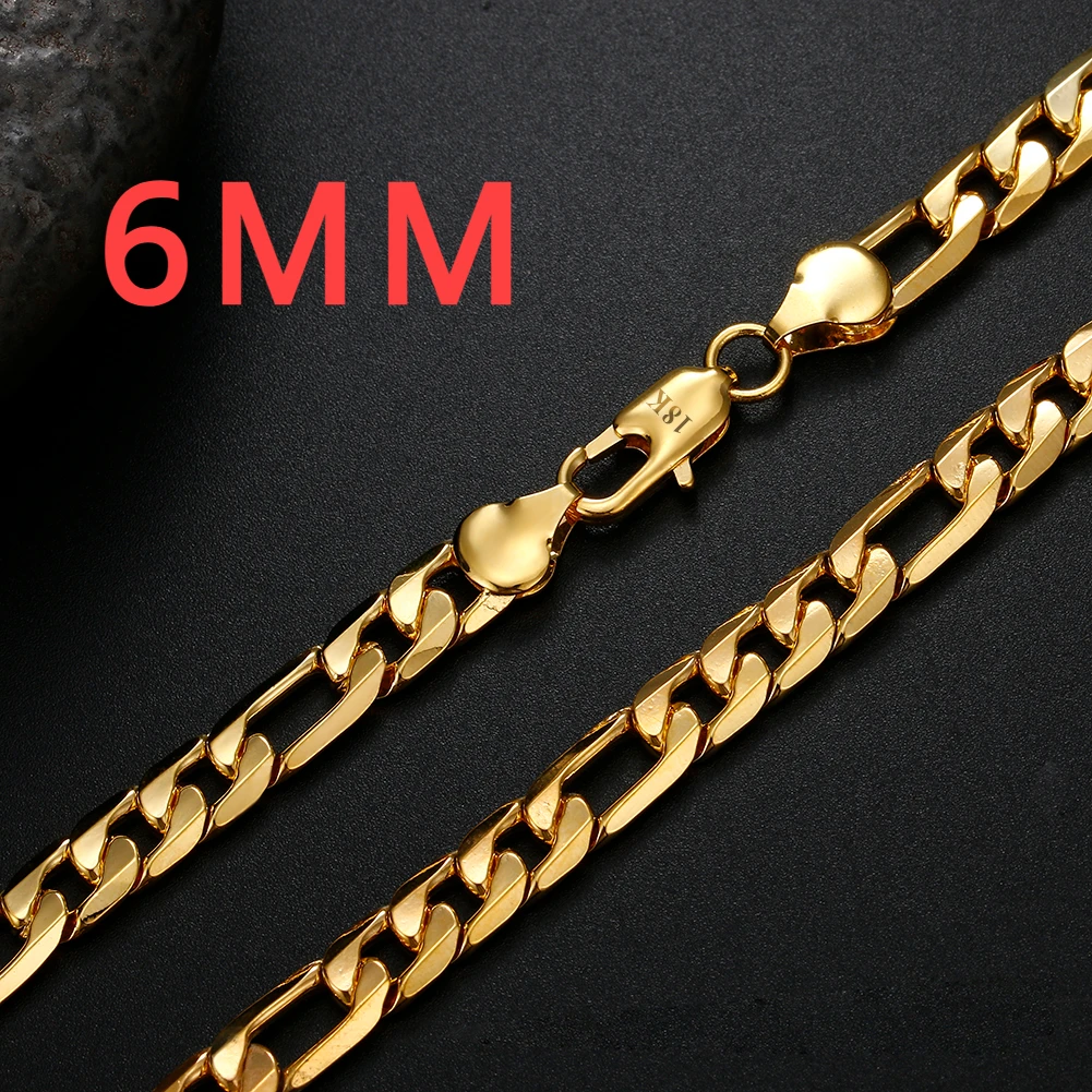 925 Sterling zilver 18 K goude - 925 Sterling Silver Chain Necklace Men recensie en prijs