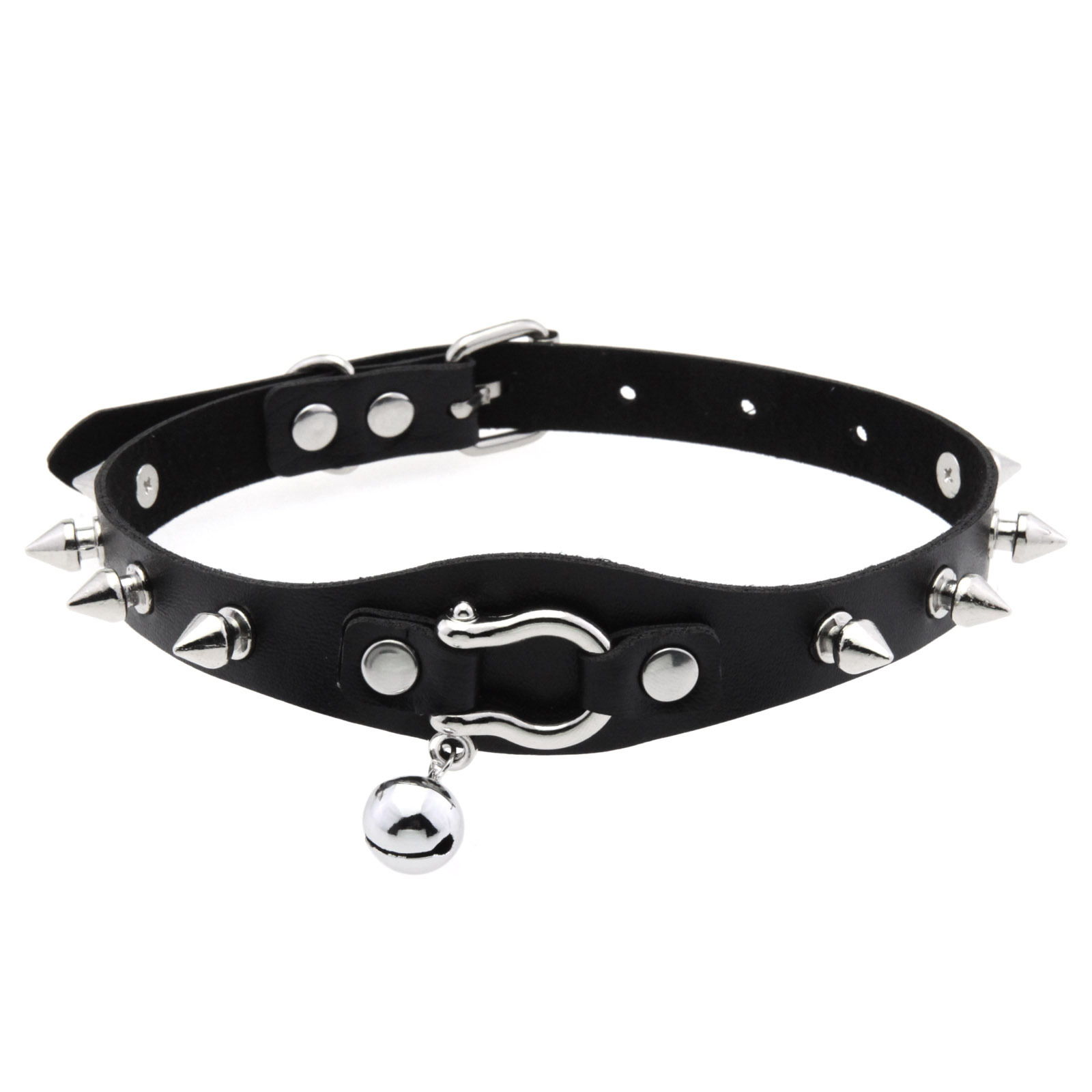 Zwarte Spike Choker Ketting Kl - Goth Punk Spike Choker recensie en prijs