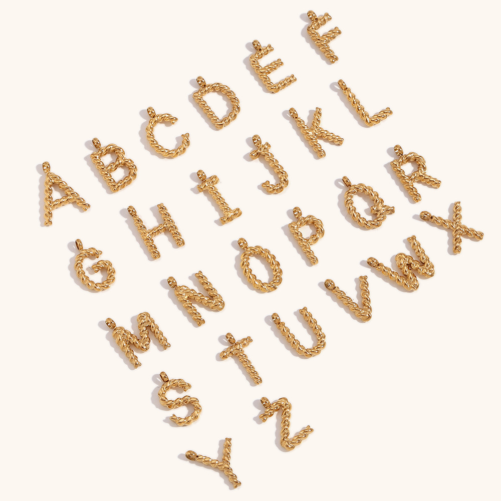 Gepersonaliseerde 3D-letterket - Initial Letter Necklace 18K Gold recensie en prijs