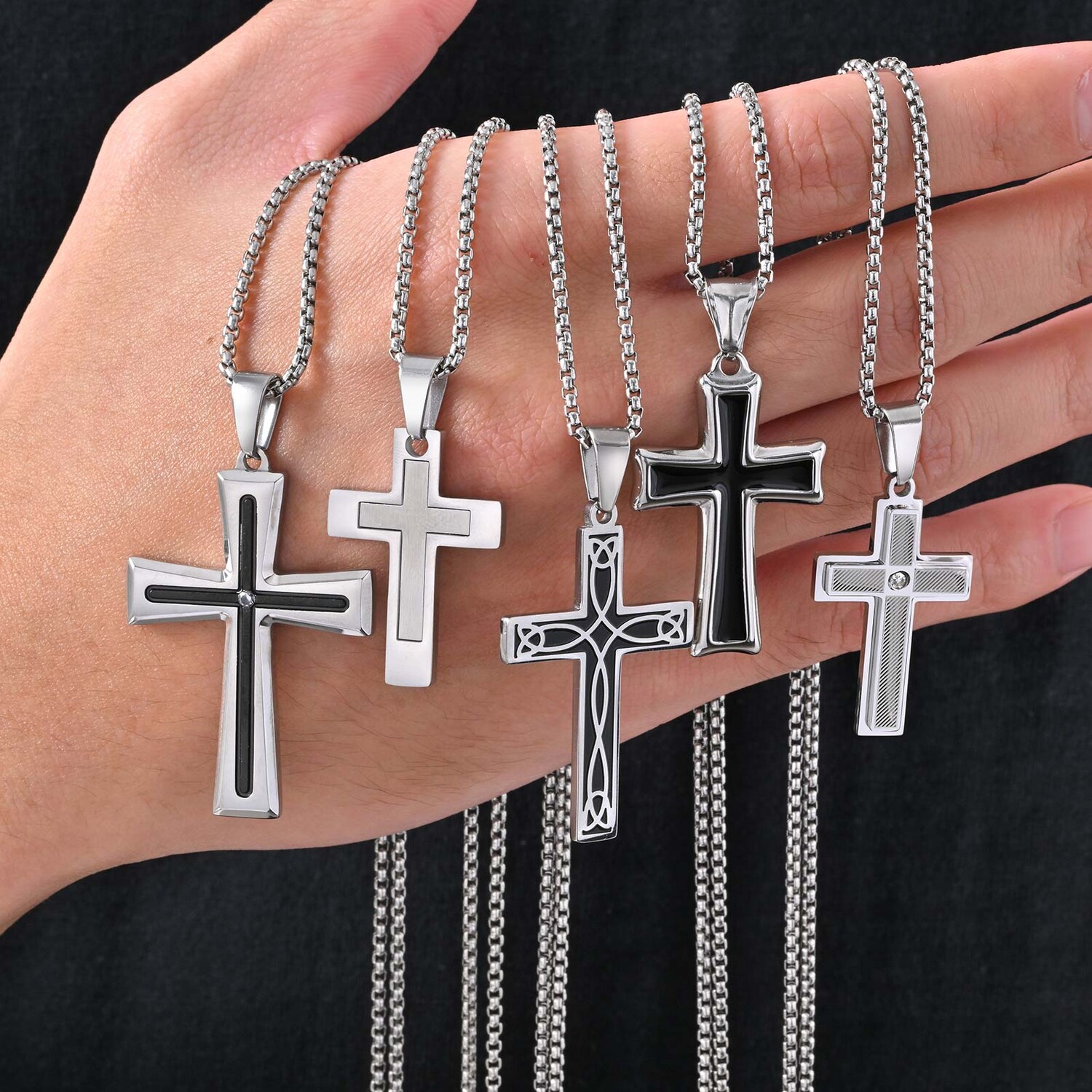 Hip Hop Punk Kruisketting voor - Cuban Link Chain 12Mm recensie en prijs