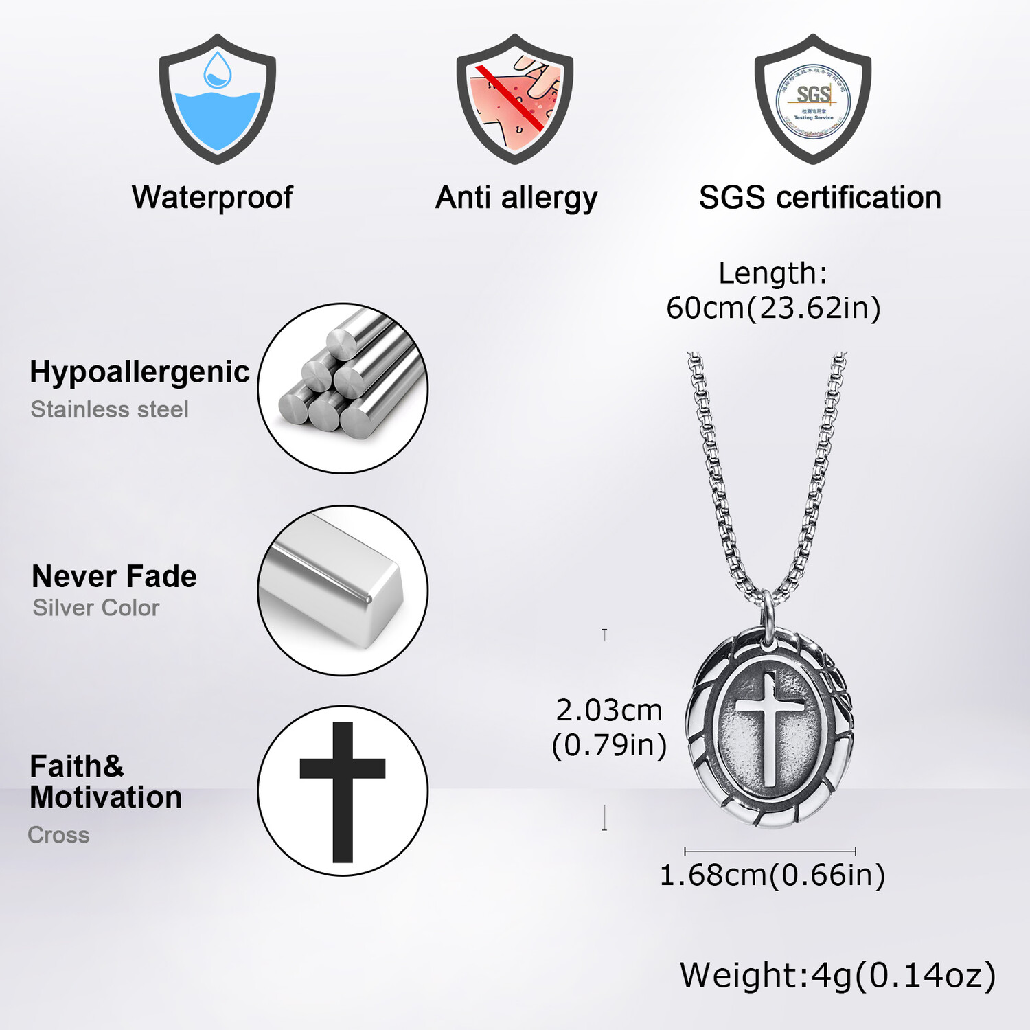 Hip Hop Punk Kruisketting voor - Cuban Link Chain 12Mm recensie en prijs