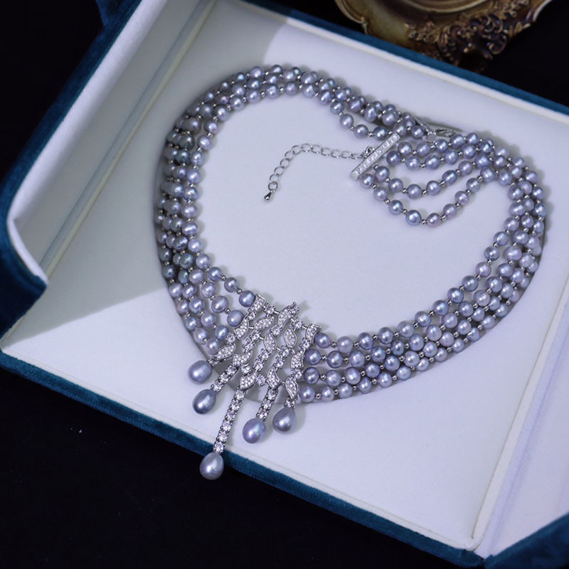 Zoetwaterparelketting, vintage - Pearl Choker Necklace Vintage recensie en prijs