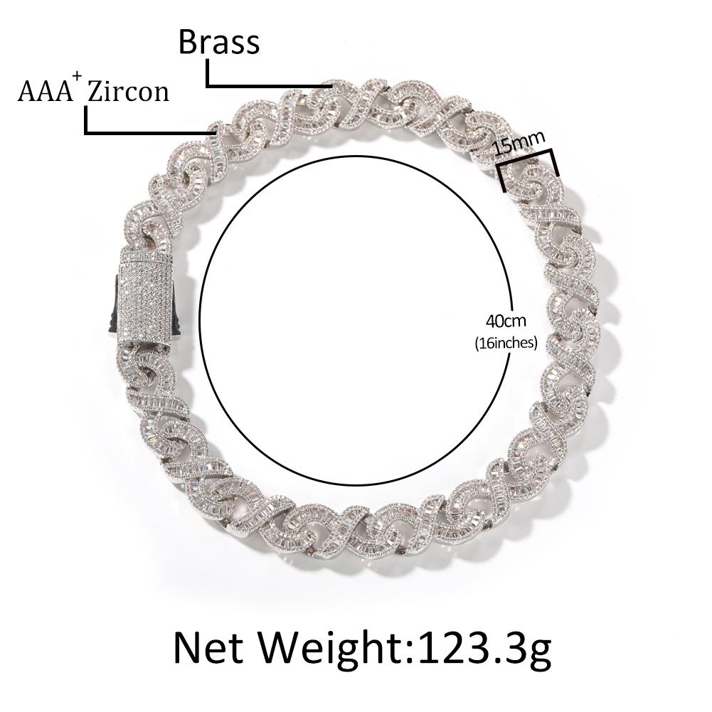 De Bling Koning 15Mm Infinity  - Cuban Link Chain 12Mm recensie en prijs