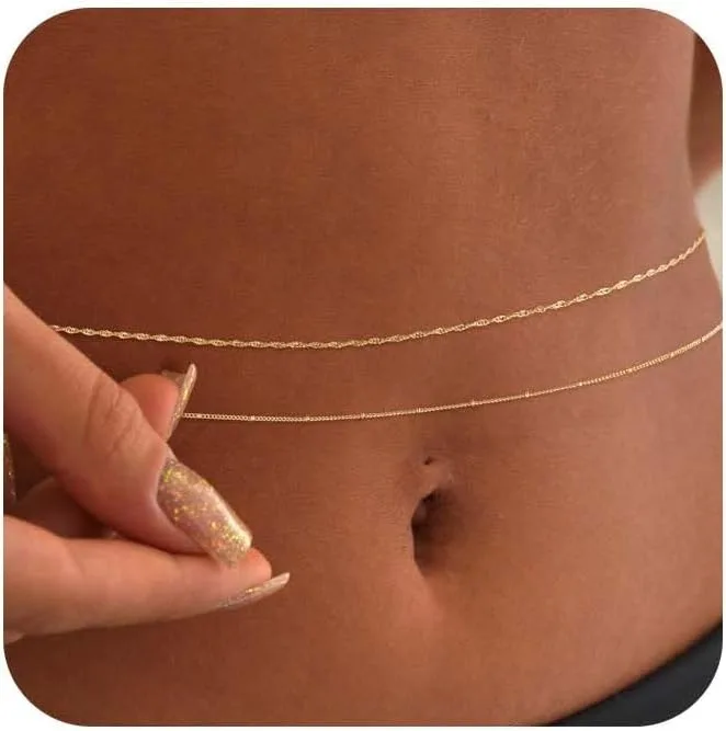 14k Vergulde 26-33Inch Verstel - Body Jewelry recensie en prijs