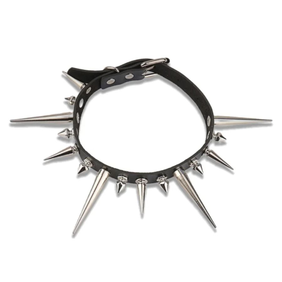 Goth Lange Spike Choker Punk K - Goth Punk Spike Choker recensie en prijs