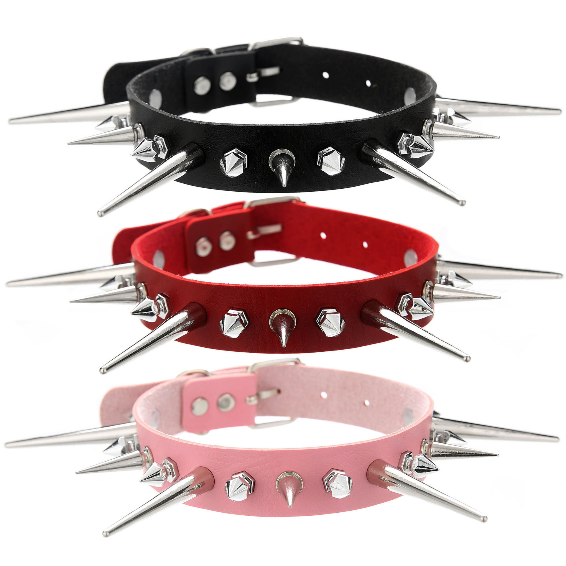 Goth Lange Spike Choker Punk K - Goth Punk Spike Choker recensie en prijs