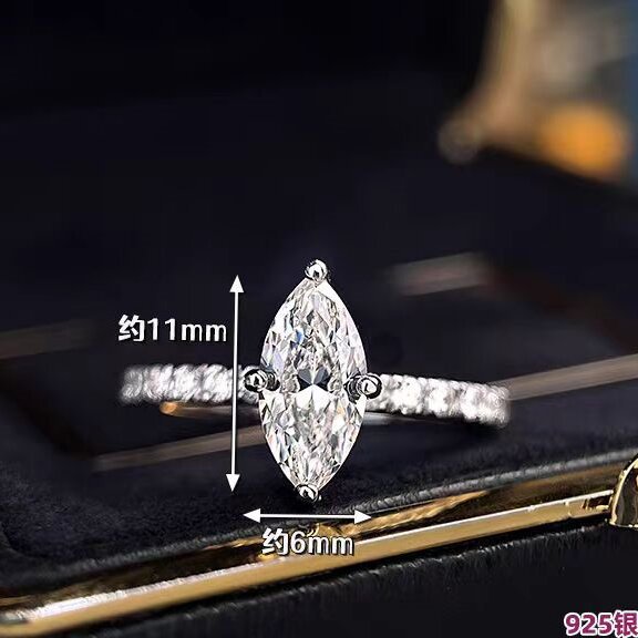 Luxe Echte 1 Karaat D Kleur Ma - Moissanite Engagement Ring 1 Carat recensie en prijs