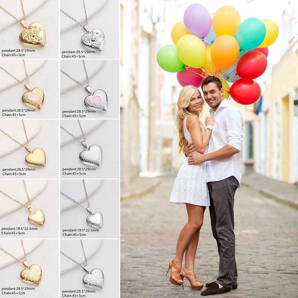 Diy Ketting Foto Foto Medaillo - Heart Locket Necklace Photo recensie en prijs